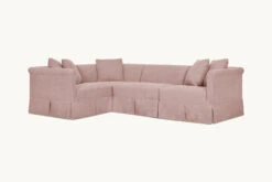 Dalia L-Shape Sectional 34 Dalia L-Shape Sectional -SIXPENNY STORE dalia lshape sectional cotton linen sundazed coral product