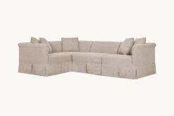 Dalia L-Shape Sectional Slipcover Only 37 Dalia L-Shape Sectional Slipcover Only -SIXPENNY STORE dalia lshape sectional light weight linen oat flour product slipcover