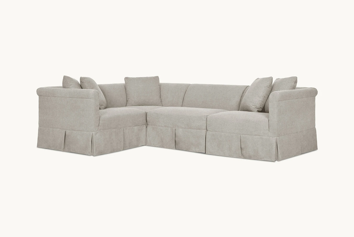 Dalia L-Shape Sectional Slipcover Only 2 Dalia L-Shape Sectional Slipcover Only - Image 2