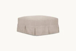 Dalia Ottoman 35 Dalia Ottoman -SIXPENNY STORE dalia ottoman light weight linen oat flour product chair