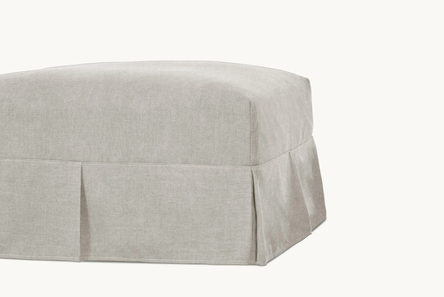 Dalia Ottoman Slipcover Only 4 Dalia Ottoman Slipcover Only - Image 4