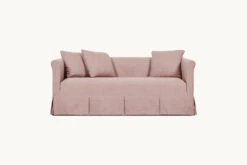 Dalia Sofa Slipcover Only -SIXPENNY STORE dalia sofa cotton linen sundazed coral product 72 slipcover