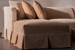 Dalia U-Shape Sectional -SIXPENNY STORE dalia u shape sectional washed cotton velvet daily bread product PDP8