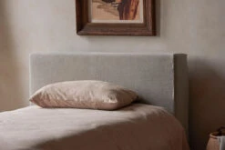 Devyn Bed -SIXPENNY STORE devyn bed medium weight linen jasmine rice product pdp6 twin