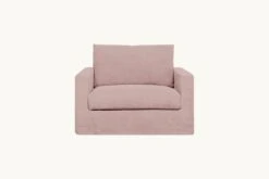 Devyn Chair Slipcover Only -SIXPENNY STORE devyn chair cotton linen sundazed coral product slipcover