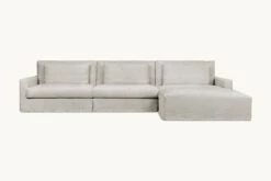Devyn Chaise Sectional -SIXPENNY STORE devyn chaise sectional medium weight linen jasmine rice product 4 pc 8fc8e656 0f83 42a8 b66d e86978722093