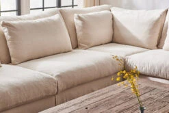 Devyn Corner Sectional 25 Devyn Corner Sectional -SIXPENNY STORE devyn corner sectional washed cotton linen corn silk product PDP6