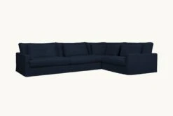 Devyn L-Shape Sectional Slipcover Only 29 Devyn L-Shape Sectional Slipcover Only -SIXPENNY STORE devyn lshape sectional cotton canvas ancient indigo product slipcover