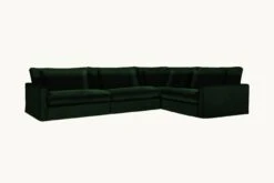 Devyn L-Shape Sectional -SIXPENNY STORE devyn lshape sectional washed cotton velvet emerald city product 7e52c61f baea 4cd3 a62d b2ba81d243c2