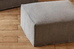 Devyn Ottoman 23 Devyn Ottoman -SIXPENNY STORE devyn ottoman light weight linen ink cap product PDP6 chair R