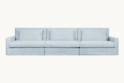 Devyn Sectional Slipcover Only -SIXPENNY STORE devyn sectional sofa cotton linen salt water product slipcover