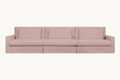 Devyn Sectional Slipcover Only -SIXPENNY STORE devyn sectional sofa cotton linen sundazed coral product slipcover