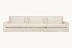 Devyn Sectional -SIXPENNY STORE devyn sectional sofa washed cotton linen corn silk product