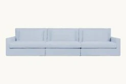 Devyn Sectional -SIXPENNY STORE devyn sectional sofa washed cotton linen morning glory product