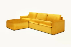 Devyn Sleeper Chaise Sectional -SIXPENNY STORE devyn sleeper chaise sectional washed cotton velvet amber coast product laf cc1ca7d2 5905 497f 82f8 41a6c2654230