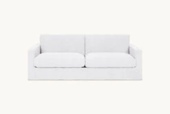 Devyn Sofa Slipcover Only -SIXPENNY STORE devyn sofa cotton linen pacific pearl product 84 slipcover