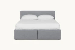 Devyn Upholstered Storage Bed -SIXPENNY STORE devyn storage bed light weight linen ink cap product pdp2 queen