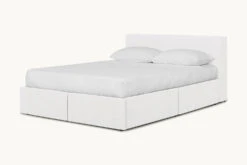 Devyn Upholstered Storage Bed -SIXPENNY STORE devyn storage bed recycled poly linen young coconut product queen