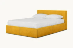 Devyn Upholstered Storage Bed -SIXPENNY STORE devyn storage bed washed cotton velvet amber coast product queen