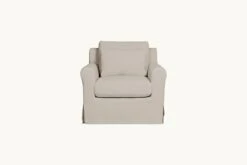 Elias Chair -SIXPENNY STORE elias chair washed cotton linen blanched almond product