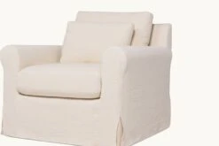 Elias Chair -SIXPENNY STORE elias chair washed cotton linen corn silk product PDP5