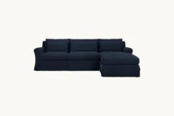 Elias Chaise Sectional 29 Elias Chaise Sectional -SIXPENNY STORE elias chaise sectional cotton canvas ancient indigo product 4 pc