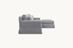 Elias Chaise Sectional Slipcover Only 22 Elias Chaise Sectional Slipcover Only -SIXPENNY STORE elias chaise sectional light weight linen ink cap product PDP3 4 pc slipcover