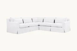 Elias Corner Sectional 35 Elias Corner Sectional -SIXPENNY STORE elias corner sectional cotton linen pacific pearl product slipcover