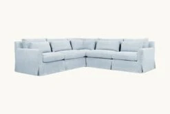 Elias Corner Sectional 37 Elias Corner Sectional -SIXPENNY STORE elias corner sectional cotton linen salt water product slipcover