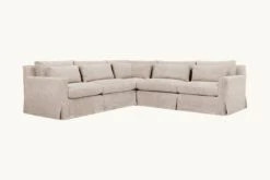 Elias Corner Sectional 27 Elias Corner Sectional -SIXPENNY STORE elias corner sectional light weight linen oat flour product slipcover