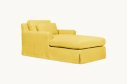 Elias Daybed Slipcover Only 38 Elias Daybed Slipcover Only -SIXPENNY STORE elias daybed washed cotton linen lemon ice product slipcover
