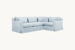 Elias L-Shape Sectional -SIXPENNY STORE elias lshape sectional cotton linen salt water product 85513ab8 e05c 4e13 b592 39495553aa45