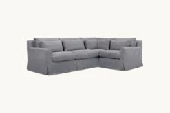 Elias L-Shape Sectional -SIXPENNY STORE elias lshape sectional light weight linen ink cap product