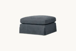 Elias Ottoman 31 Elias Ottoman -SIXPENNY STORE elias ottoman light weight linen black pepper product sectional