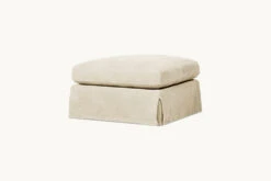 Elias Ottoman 36 Elias Ottoman -SIXPENNY STORE elias ottoman medium weight linen warm oatmeal product sectional