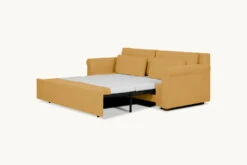 Elias Sleeper Sofa -SIXPENNY STORE elias sleeper sofa thread dyed cotton linen honey bee product pdp6 queen 7f97b10a 9d99 44b5 bef0 7b10a44a17de