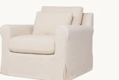 Elias Swivel Chair Slipcover Only 24 Elias Swivel Chair Slipcover Only -SIXPENNY STORE elias swivel chair washed cotton linen corn silk product PDP5 slipcover