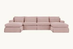 Elias U-Shape Sectional 39 Elias U-Shape Sectional -SIXPENNY STORE elias ushape sectional cotton linen sundazed coral product slipcover 5ea74cc9 666b 4386 8d8a ab57ed805885