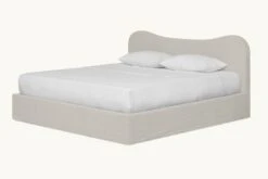 SIXPENNY STORE -SIXPENNY STORE esme bed medium weight linen jasmine rice product pdp3 king