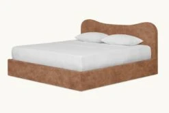Esmé Bed -SIXPENNY STORE esme bed recycled faux fur kiwi fuzz product king
