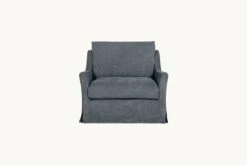 Esmé Chair Slipcover Only -SIXPENNY STORE esme chair light weight linen black pepper product 077455f6 f4ec 45cb b4b7 09941b5ae51e