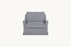 Esmé Chair Slipcover Only -SIXPENNY STORE esme chair light weight linen ink cap product 4e7c003b ab19 488b a66a f8742e242718