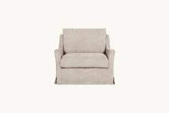 Esmé Chair Slipcover Only -SIXPENNY STORE esme chair light weight linen oat flour product 768ac323 6482 45ea a4c9 3c664304ad2b