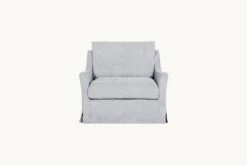 Esmé Chair Slipcover Only -SIXPENNY STORE esme chair medium weight linen poppy seed product 98835779 9f61 4916 a2d9 909c176dbf73