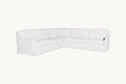 Esmé Corner Sectional Slipcover Only 29 Esmé Corner Sectional Slipcover Only -SIXPENNY STORE esme corner sectional cotton linen pacific pearl product slipcover
