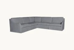 Esmé Corner Sectional Slipcover Only 35 Esmé Corner Sectional Slipcover Only -SIXPENNY STORE esme corner sectional light weight linen ink cap product slipcover