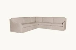 Esmé Corner Sectional Slipcover Only 32 Esmé Corner Sectional Slipcover Only -SIXPENNY STORE esme corner sectional light weight linen oat flour product slipcover