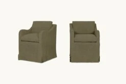 Esmé Dining Chair (2pc) -SIXPENNY STORE esme dining chair cotton canvas quiet sage product