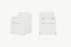 Esmé Dining Chair (2pc) -SIXPENNY STORE esme dining chair light weight linen water lily product