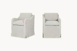 Esmé Dining Chair (2pc) -SIXPENNY STORE esme dining chair medium weight linen jasmine rice product